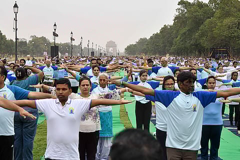 Yoga Day 2024 celebrations in Delhi